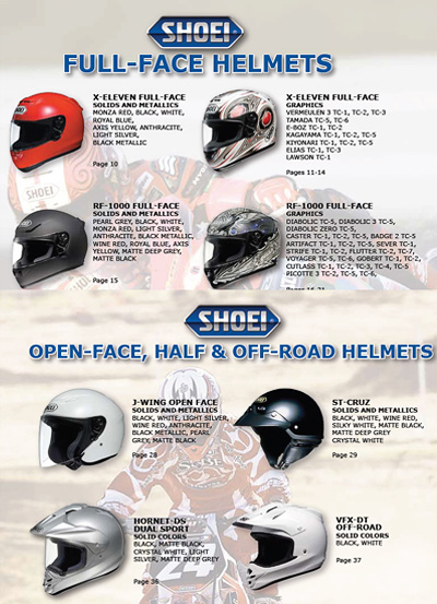 SHOEI helmets -   SHOE
